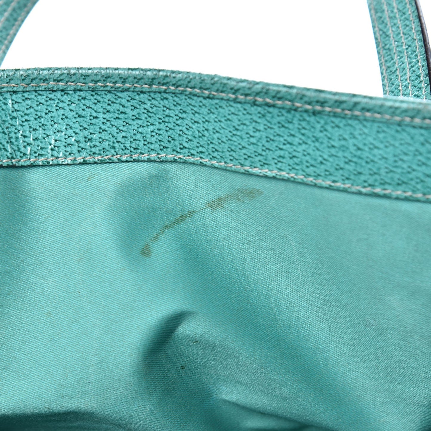 Monogram Small Tote Turquoise