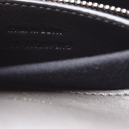 Saint Laurent Sheepskin Matelasse Chevron Monogram Medium College Bag Asphalt 6 of 12