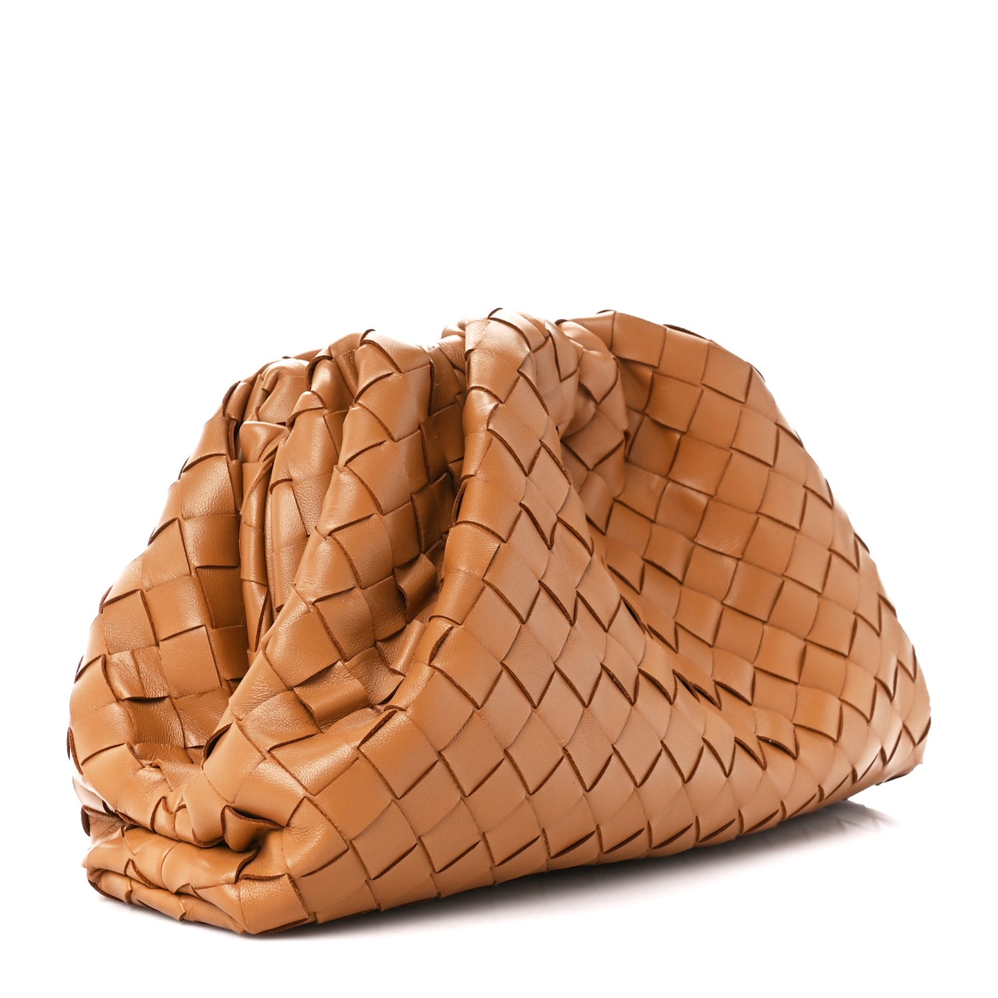Nappa Intrecciato Teen Pouch Caramel