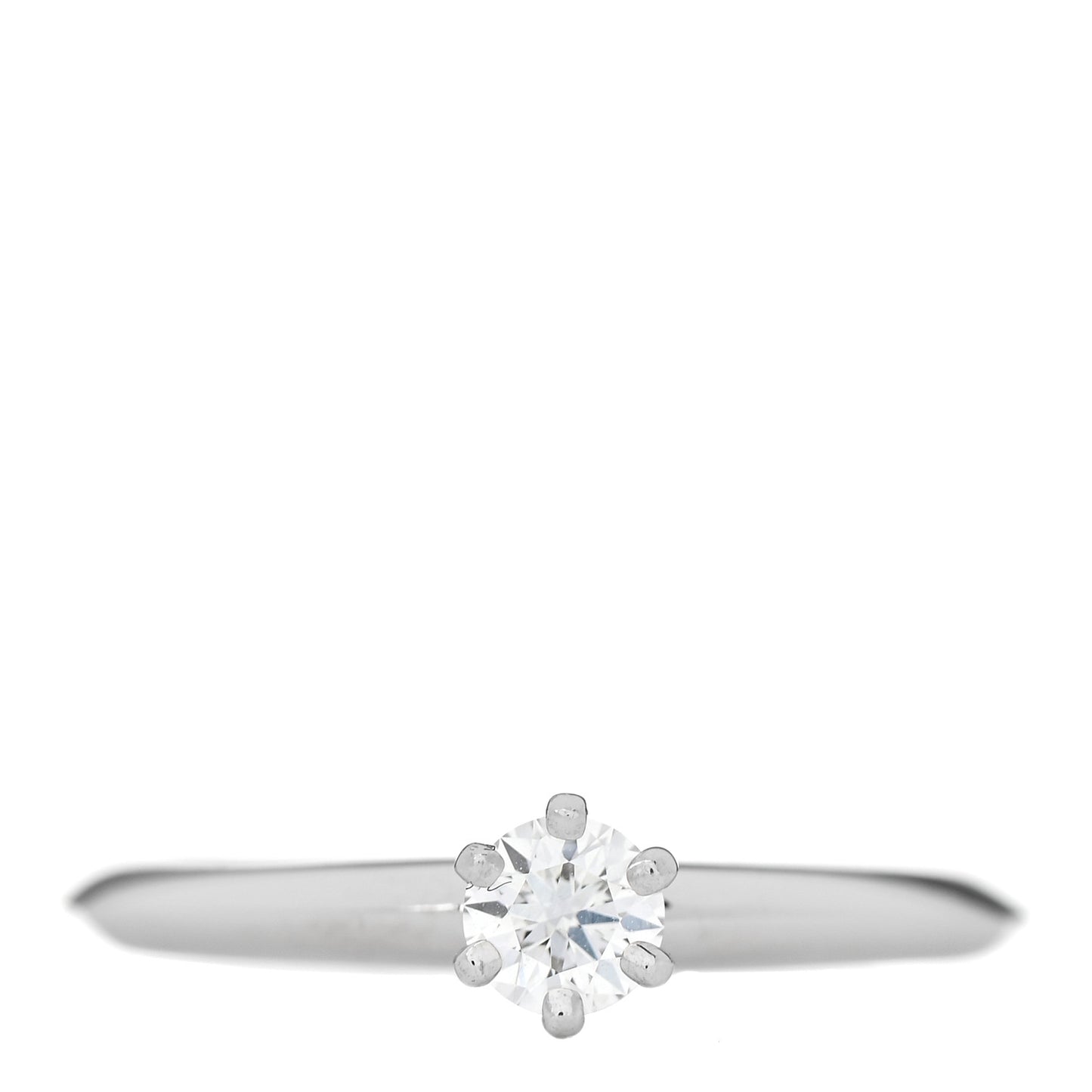 Platinum Diamond .22ct Solitaire Engagement Ring 50 5.25