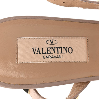 Valentino Garavani Patent Nappa Rockstud Half D'Orsay Slingback 50mm Pumps 38.5 Black Poudre 8 of 12