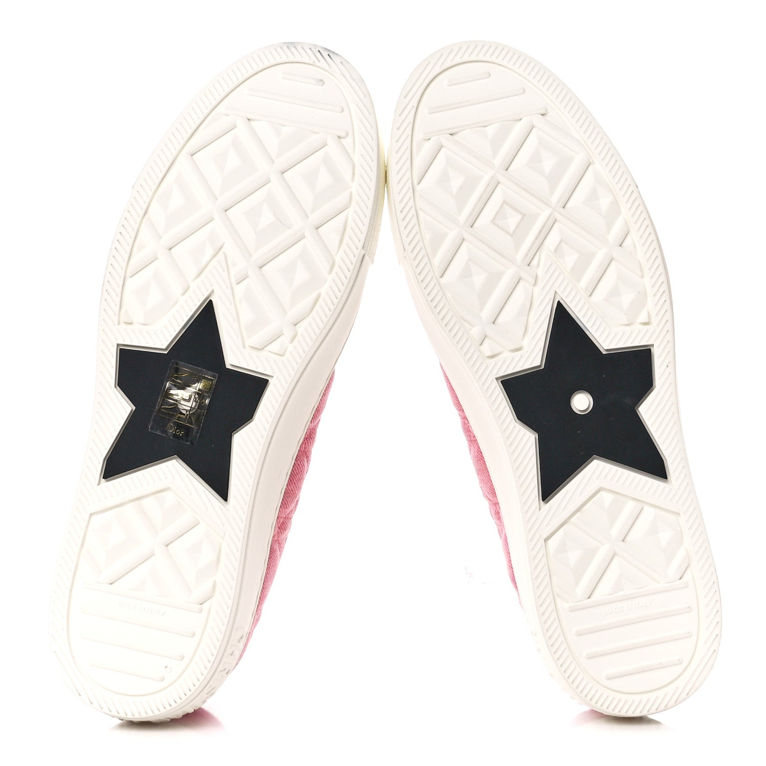 Christian Dior Canvas Walk 'N' Dior Low Top Sneakers 41 Taffy Pink 5 of 10