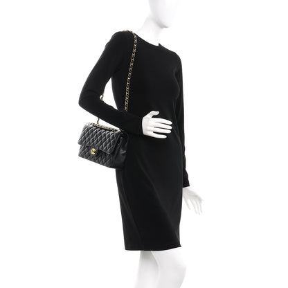 Chanel Caviar Quilted Medium Double Flap Black 2 of 8