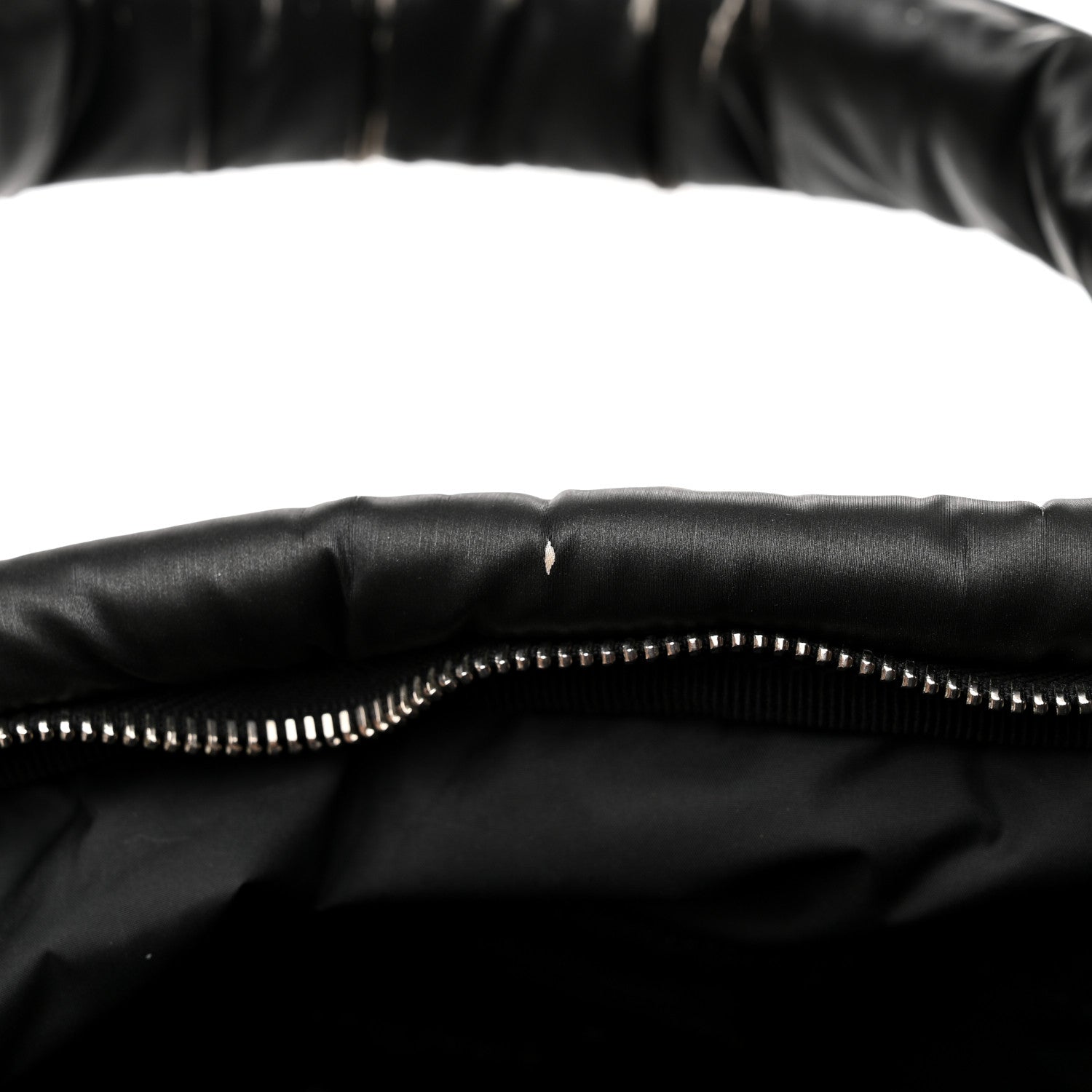 Chanel Nylon Embossed Doudoune Bowling Bag Black 11 of 16