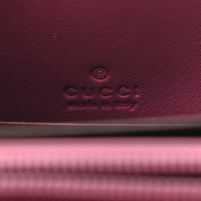 Gucci Guccissima Bree Zip Around Wallet Purple 6 of 8