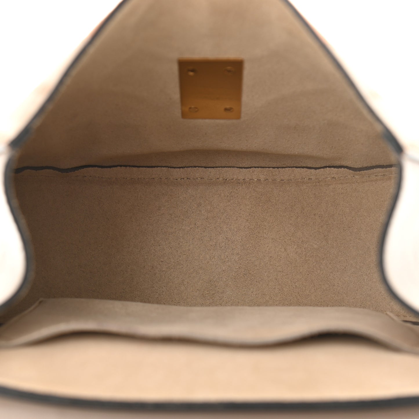 Suede Calfskin Patchwork Drew Shoulder Bag Motty Grey