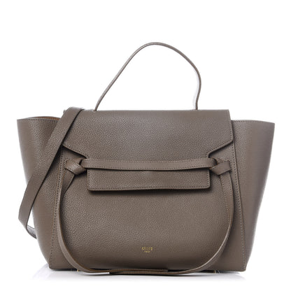 Celine Grained Calfskin Mini Belt Bag Grey 1 of 9