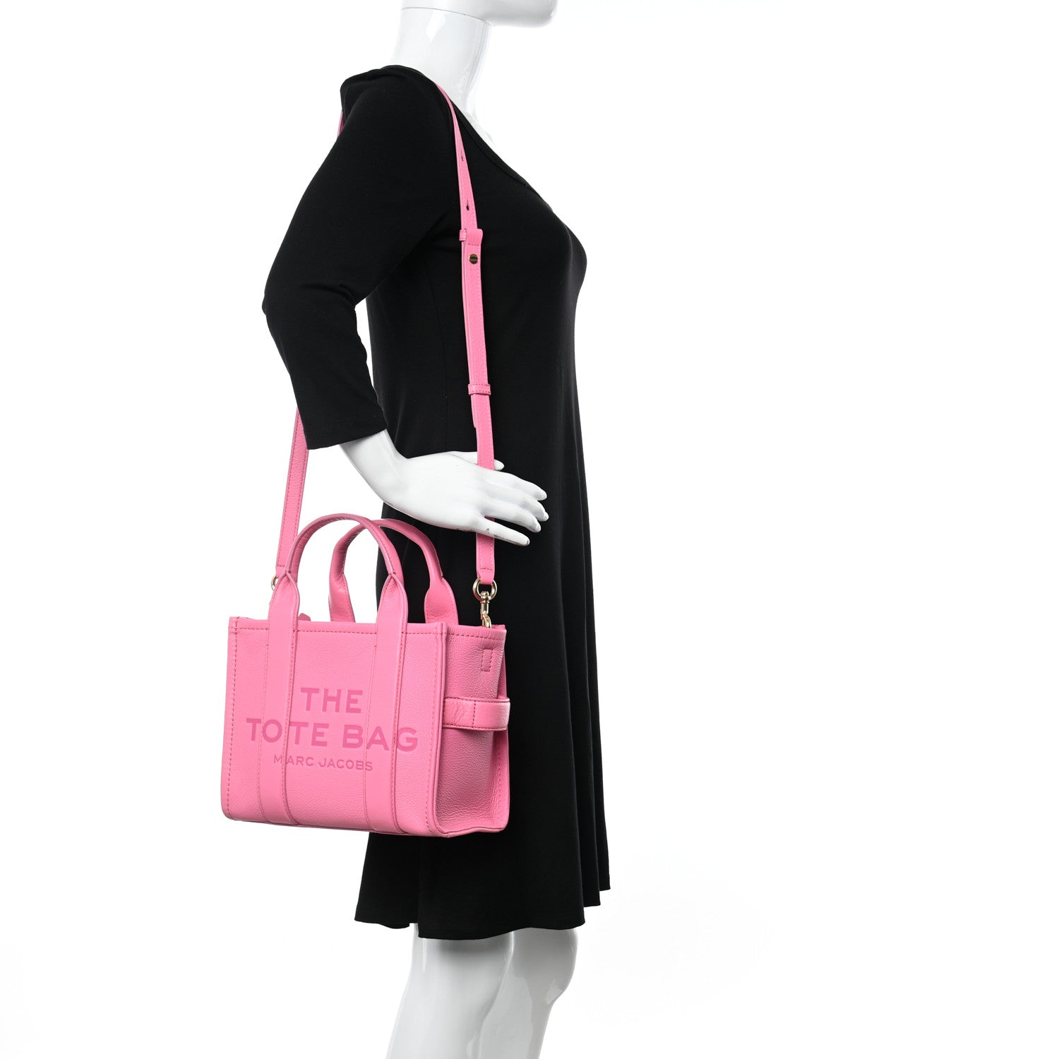 Marc Jacobs Grained Calfskin Small The Tote Bag Morning Glory 2 of 10