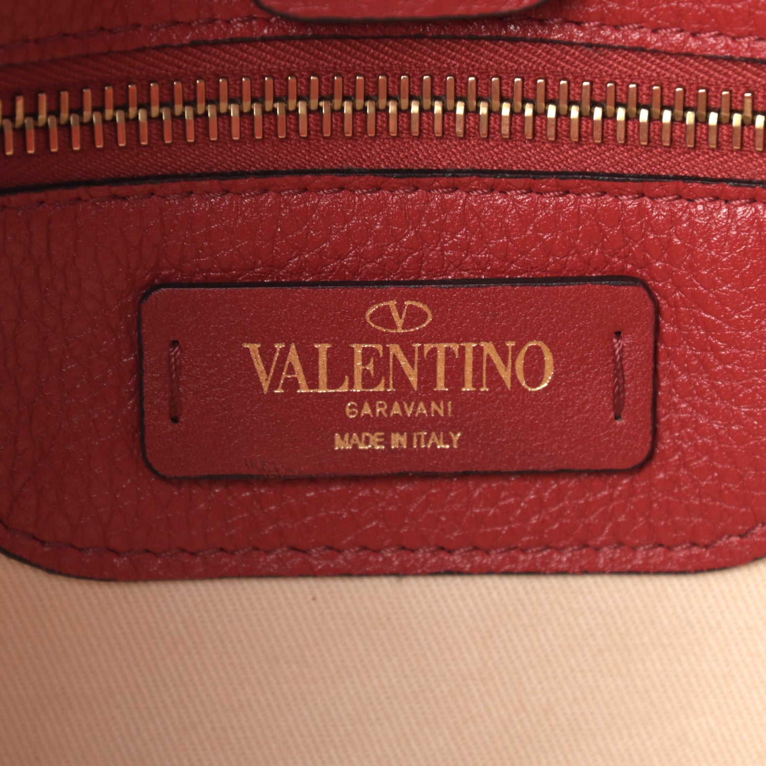 Valentino Garavani Grained Calfskin Medium Twinkle Studs Hobo Rosso Valentino 5 of 8
