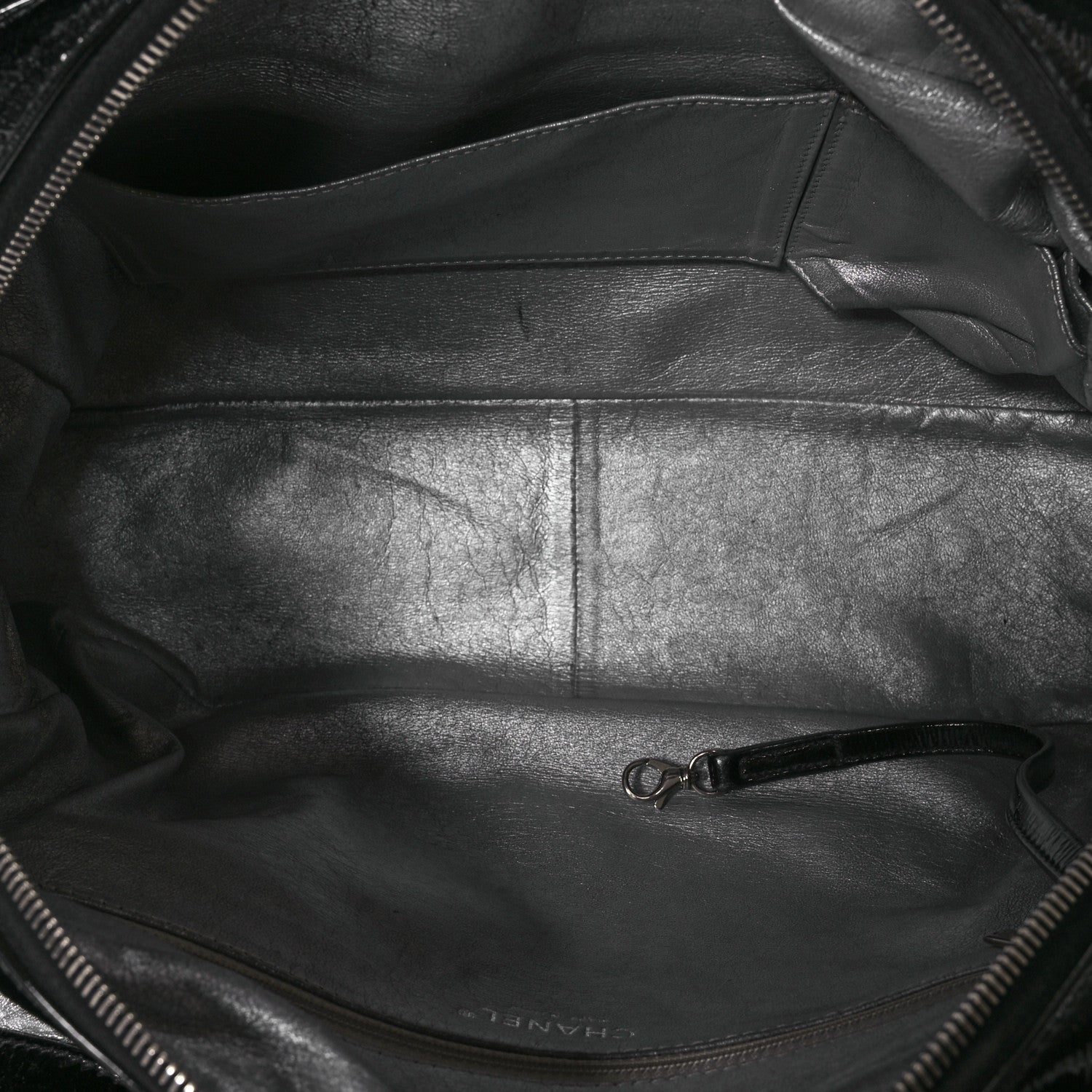 Chanel Patent Calfskin Large Luxe Ligne Tote Black 5 of 13