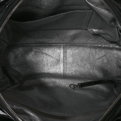 Chanel Patent Calfskin Large Luxe Ligne Tote Black 5 of 13