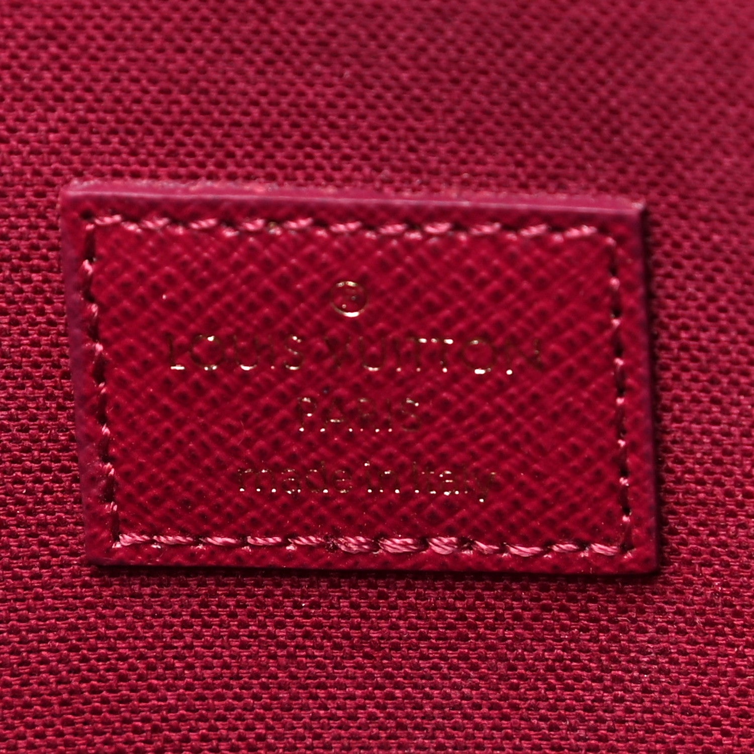 Louis Vuitton Monogram Pochette Felicie Chain Wallet Fuchsia 7 of 14