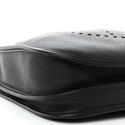 Hermes Taurillon Clemence Evelyne III PM Black 9 of 11