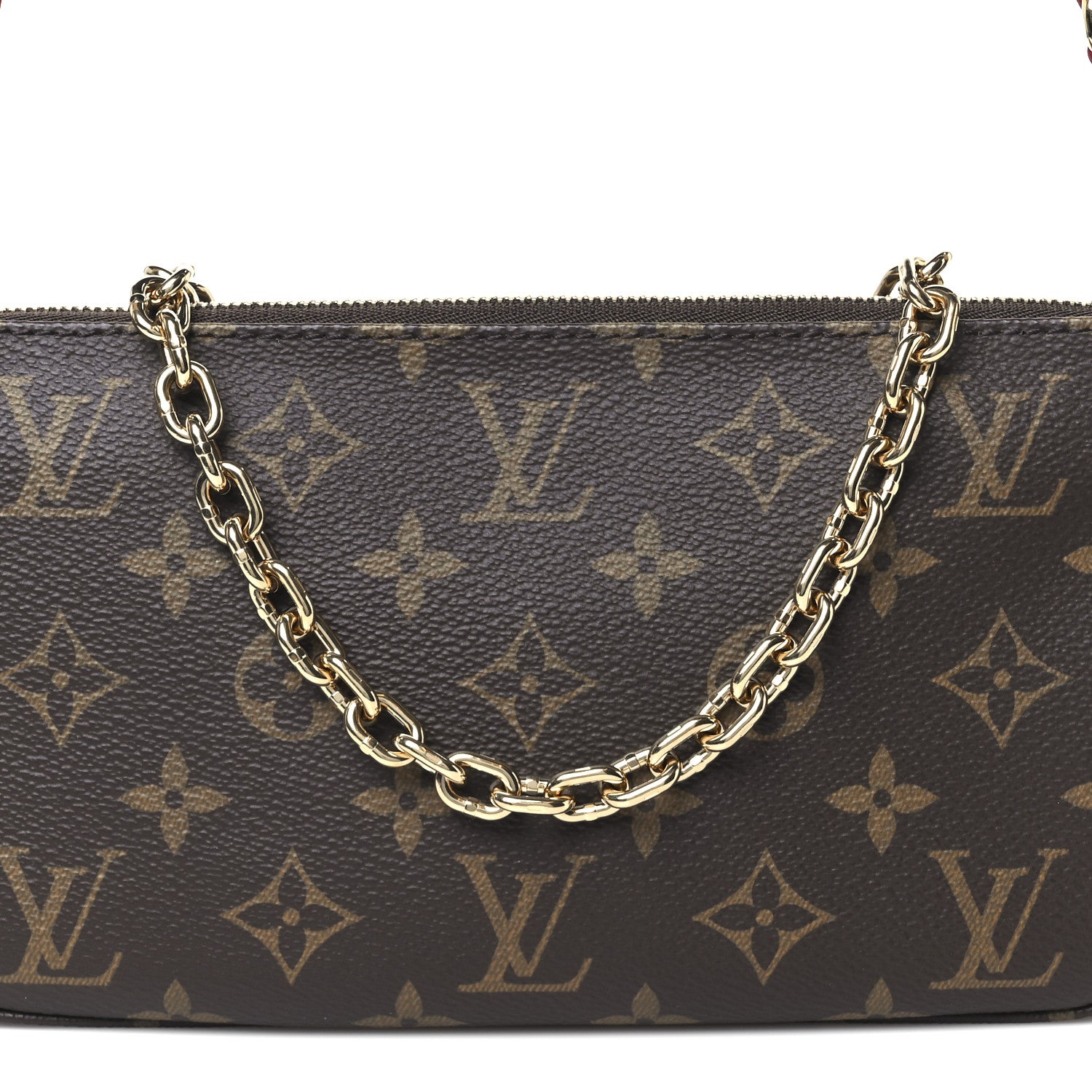 Louis Vuitton Monogram Chain Pochette Accessories 8 of 10