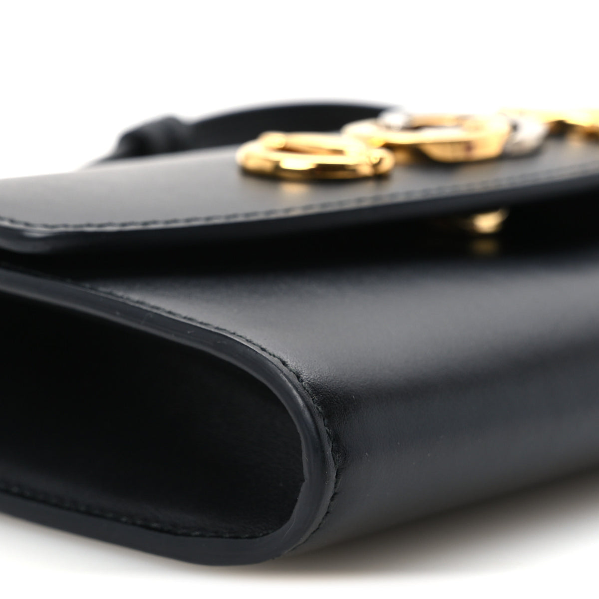 Smooth Calfskin Mini Zumi Shoulder Bag Black