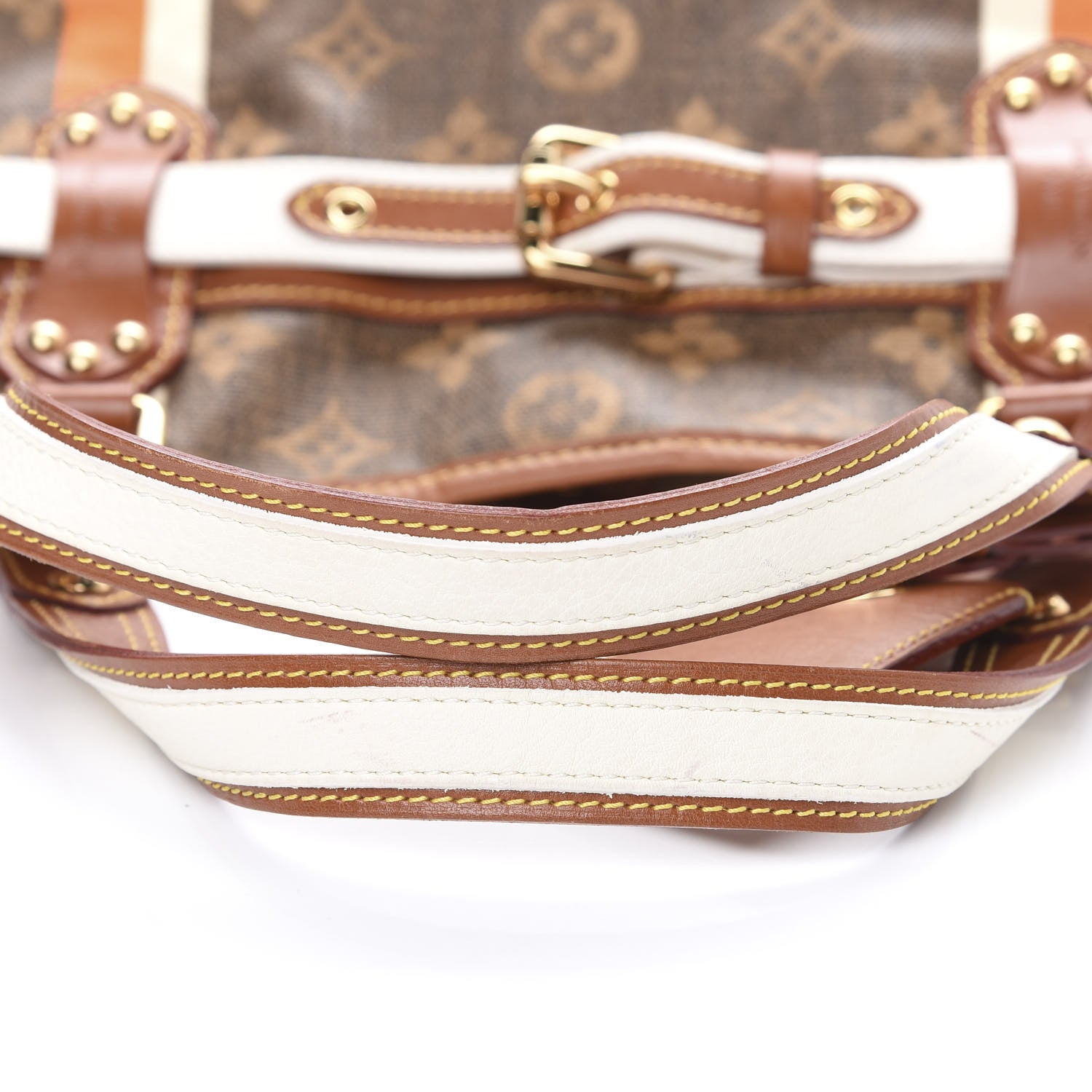 Louis Vuitton Monogram Rayures Tisse Sac PM 9 of 13