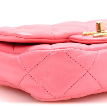 Chanel Lambskin Quilted Mini Funky Town Flap Pink 8 of 10