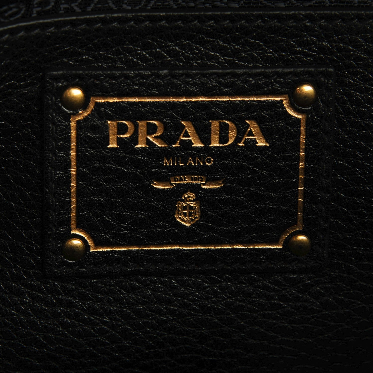 Prada Vitello Daino Tote Nero Black 5 of 7