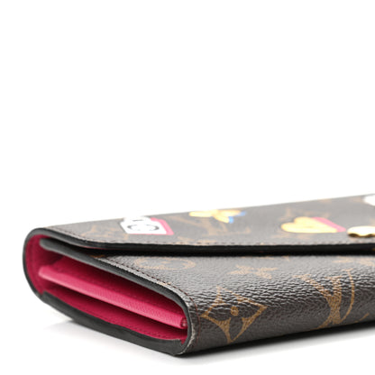 Louis Vuitton Monogram LV Love Lock Sarah Wallet 9 of 10
