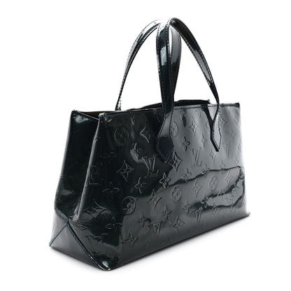 Louis Vuitton Vernis Wilshire PM Blue Nuit 3 of 11