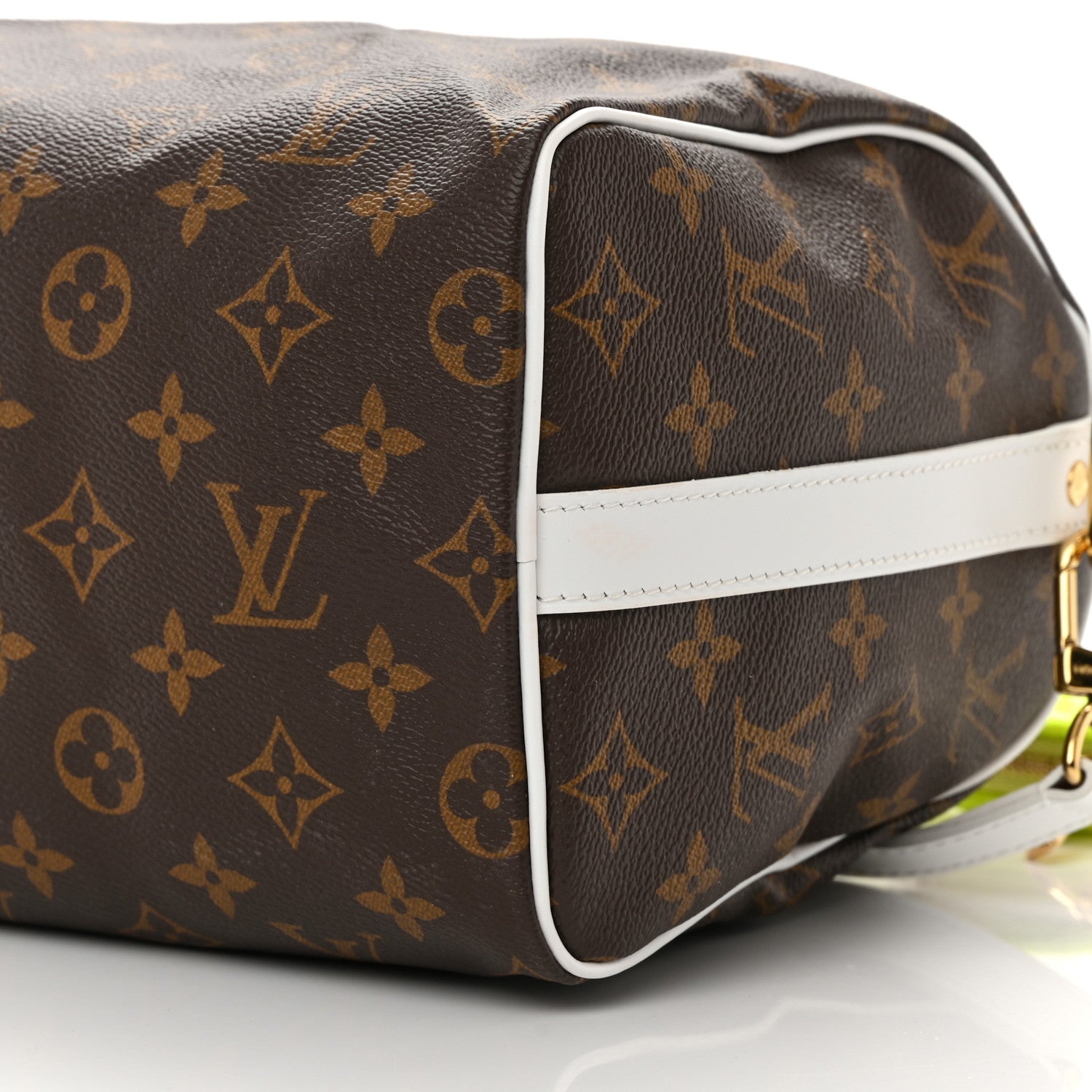 Louis Vuitton Monogram LV Match Speedy Bandouliere 25 White 6 of 13