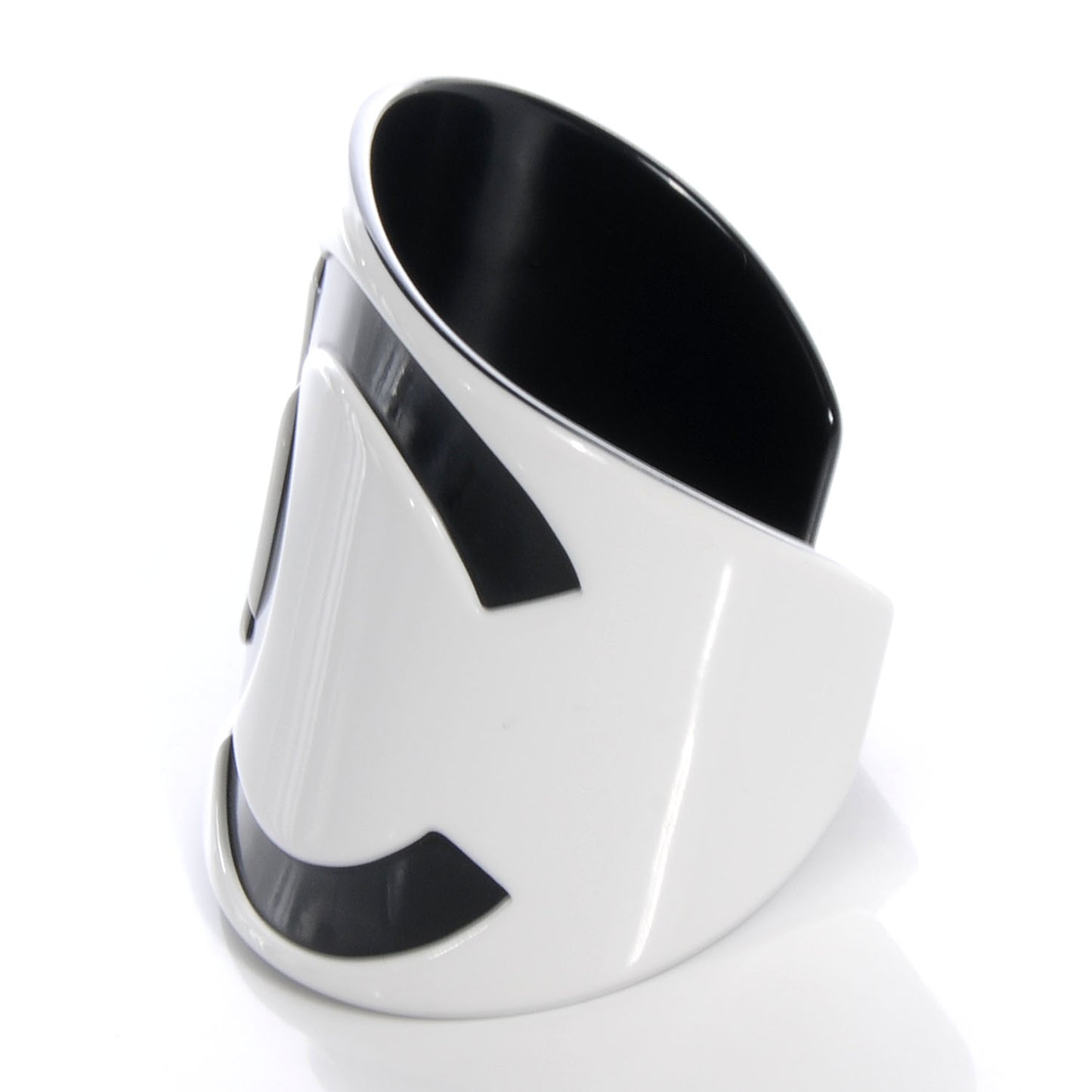 Resin CC Cuff Black White