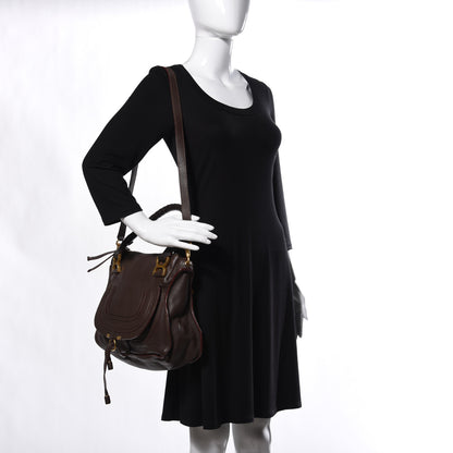Chloe Calfskin Medium Marcie Satchel Truffle 2 of 9