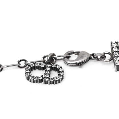 Christian Dior Velvet Crystal J’Adior Choker Necklace Black 4 of 5
