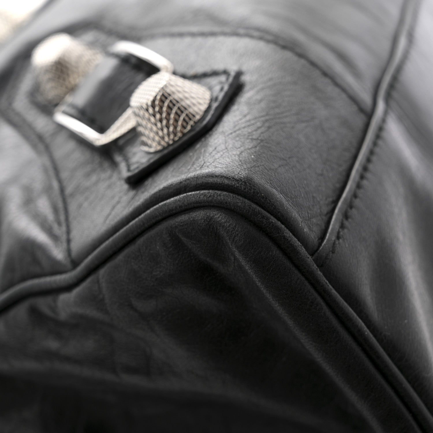 Balenciaga Agneau Giant 21 Silver Hardware Mid Day Black 11 of 12