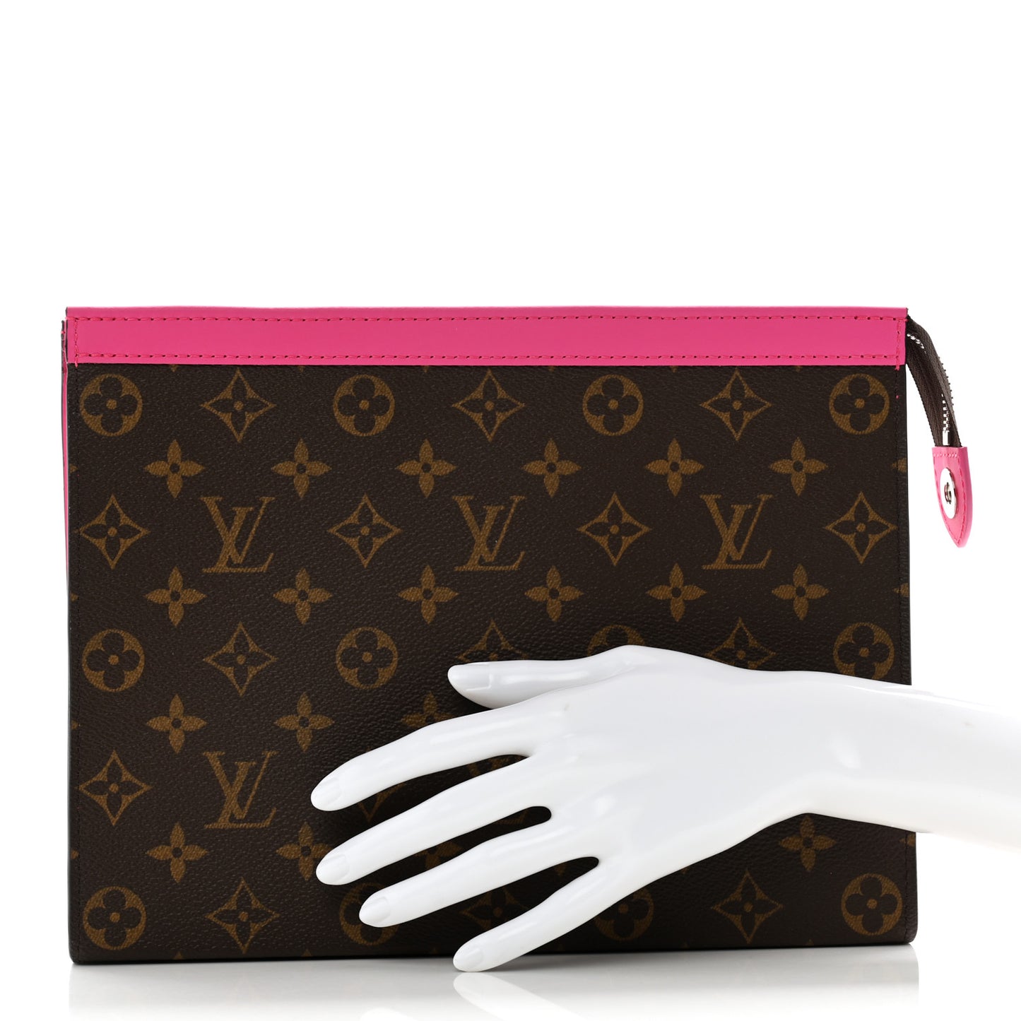 Monogram Macassar Pochette Voyage MM Fuchsia
