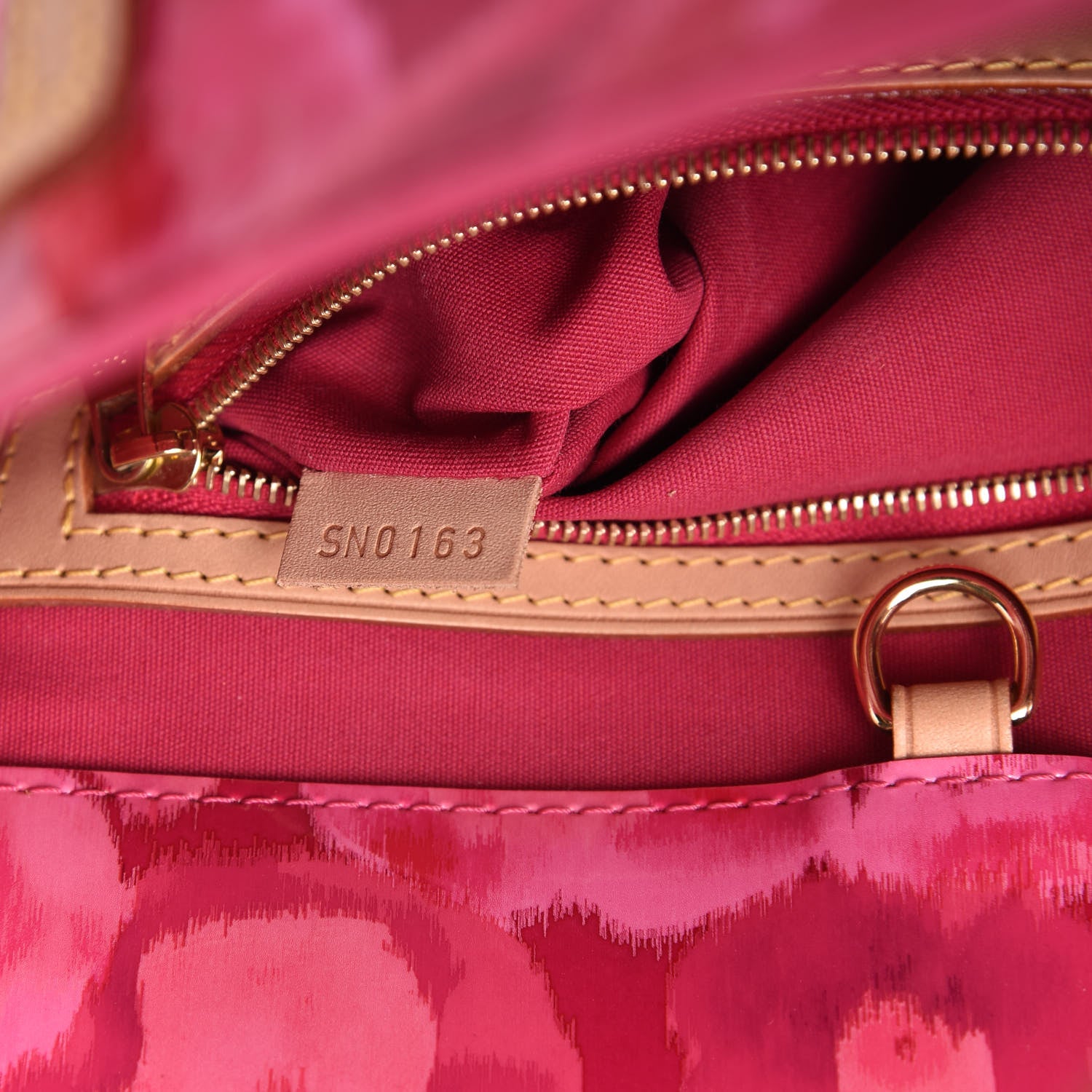 Louis Vuitton Vernis Ikat Catalina BB Rose Indien 9 of 10