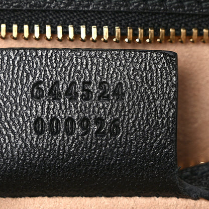 Gucci GG Supreme Monogram Calfskin Small Padlock Messenger Shoulder Bag Beige Black Cuir 7 of 9