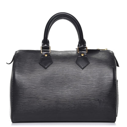 Louis Vuitton Epi Speedy 25 Black 1 of 8