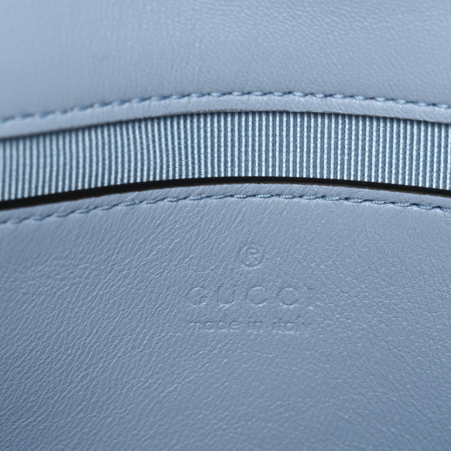 Gucci Lambskin Matelasse Small GG Marmont Shoulder Bag Porcelain Light Blue 6 of 10