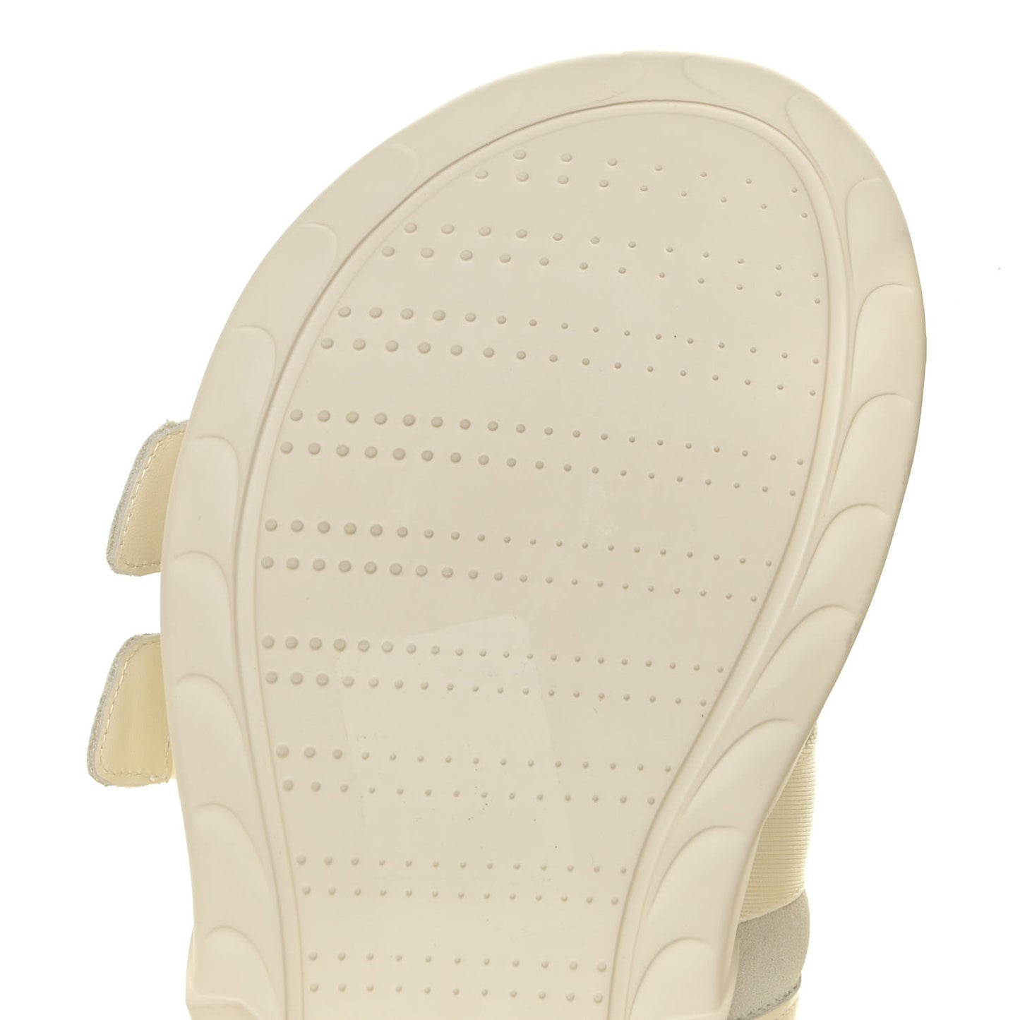 Calfskin Rubber Marshmallow Strap Sandals 37 Off White