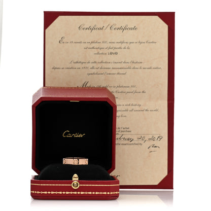 Cartier 18K Pink Gold 5.5mm LOVE Ring 62 10 5 of 5