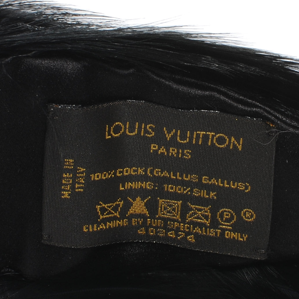 Fetish Feather Headband Black