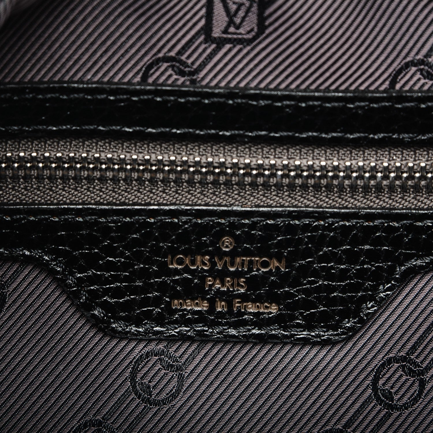 Louis Vuitton Tobago Calfskin Carryall Black 6 of 7