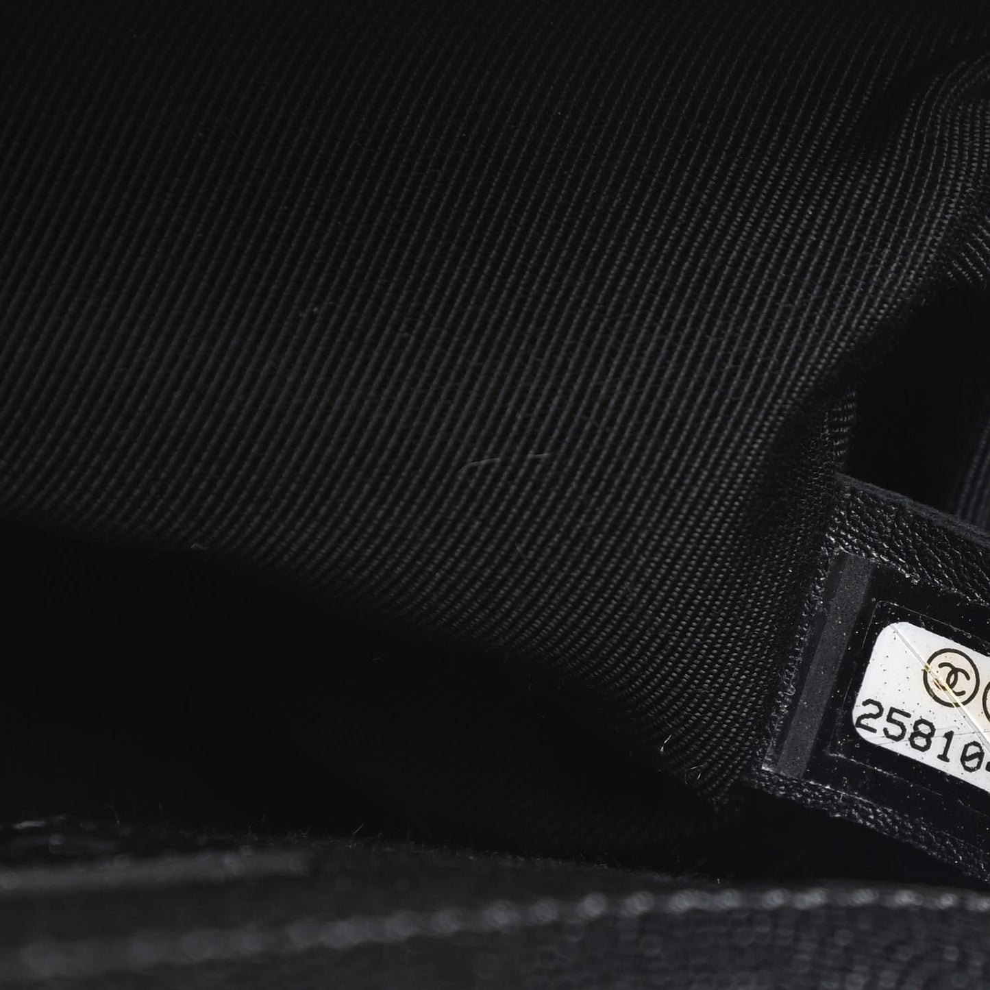 Caviar Quilted Small Boy Flap Black