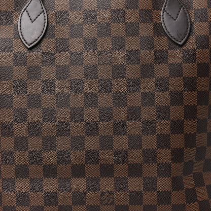 Louis Vuitton Damier Ebene Neo Neverfull MM Rose Ballerine 8 of 13