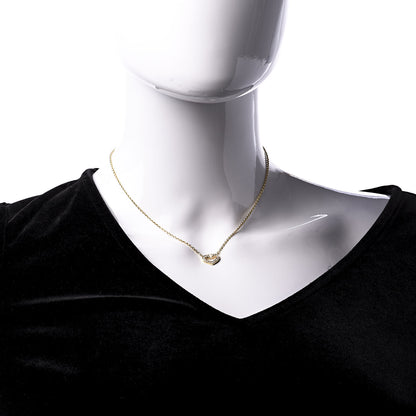 Cartier 18K Yellow Gold Diamond Hearts And Symbols Pendant Necklace 2 of 7