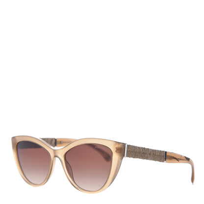 Chanel Acetate Rope Cat Eye Sunglasses 5409 Beige 1 of 7