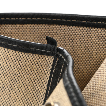 Hermes Toile Buffle Skipper Garden Party 36 MM Tote Black 8 of 9