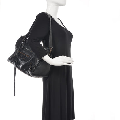 Balenciaga Agneau Classic Hardware Part Time Black 2 of 17