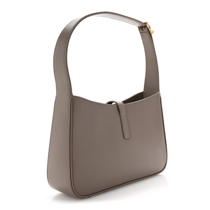 Saint Laurent Smooth Calfskin Le 5 A 7 Hobo Greyish Brown 3 of 9