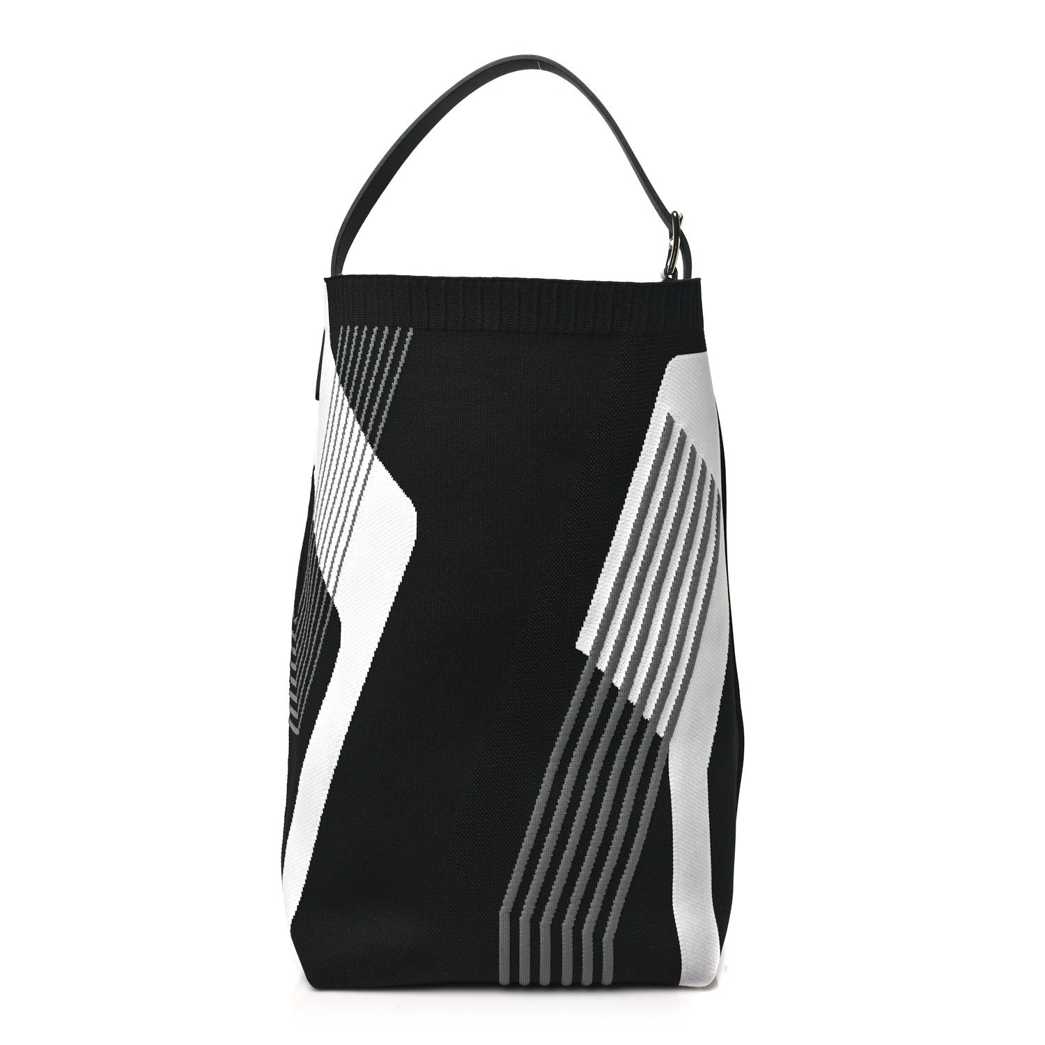 Hermes Technical Mesh Hunter Calfskin Etriviere Dynamo Shoulder Bag MM Black 1 of 9