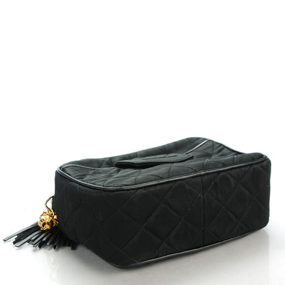 Chanel Quilted Satin Camera Bag Black 5 of 10