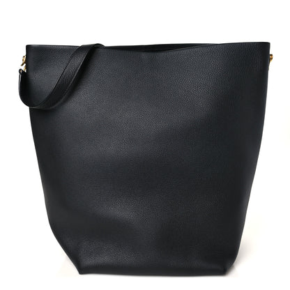 The Row Grained Calfskin Large N/S Hook Tote Black 1 of 8