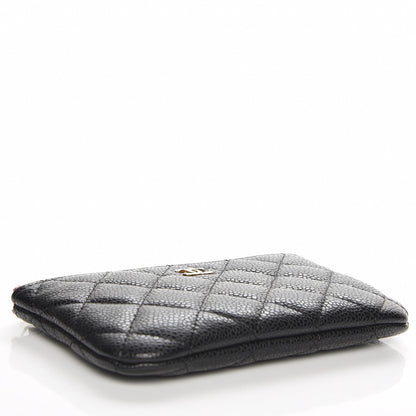 Chanel Caviar Quilted Small Cosmetic Case Black 4 of 8