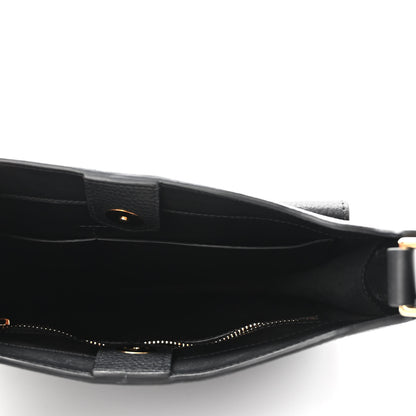 Tom Ford Grain Calfskin T Twist Crossbody Bag Black 5 of 9